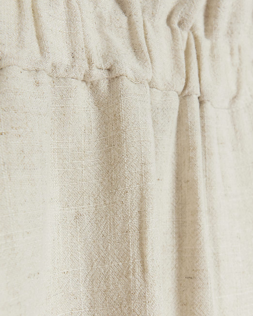Beige wide leg trousers with linen | River Island (UK & IE)