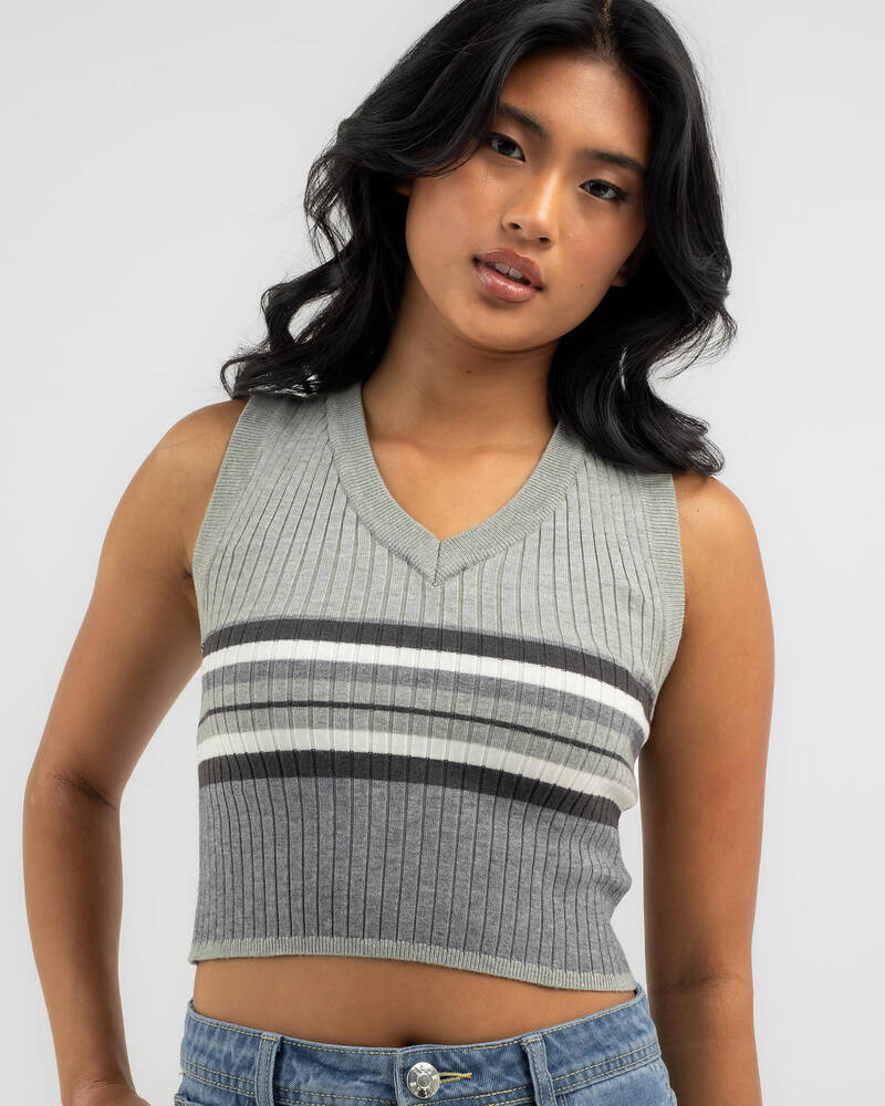 Sydney Cropped Knit Vest | City Beach (EU)