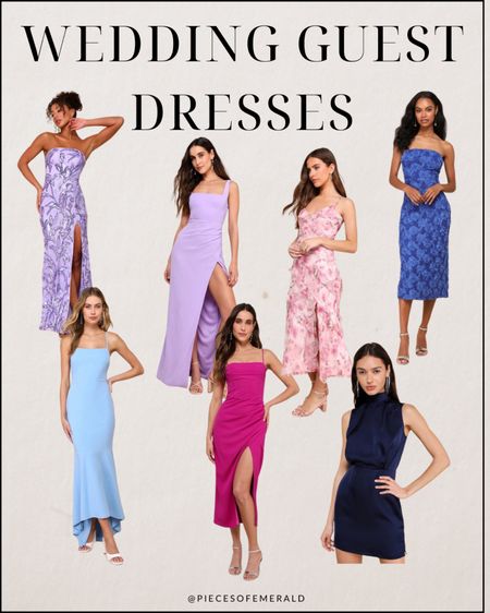 Favorite spring wedding guest dresses from lulus, spring dresses to wear to a wedding 

#LTKstyletip