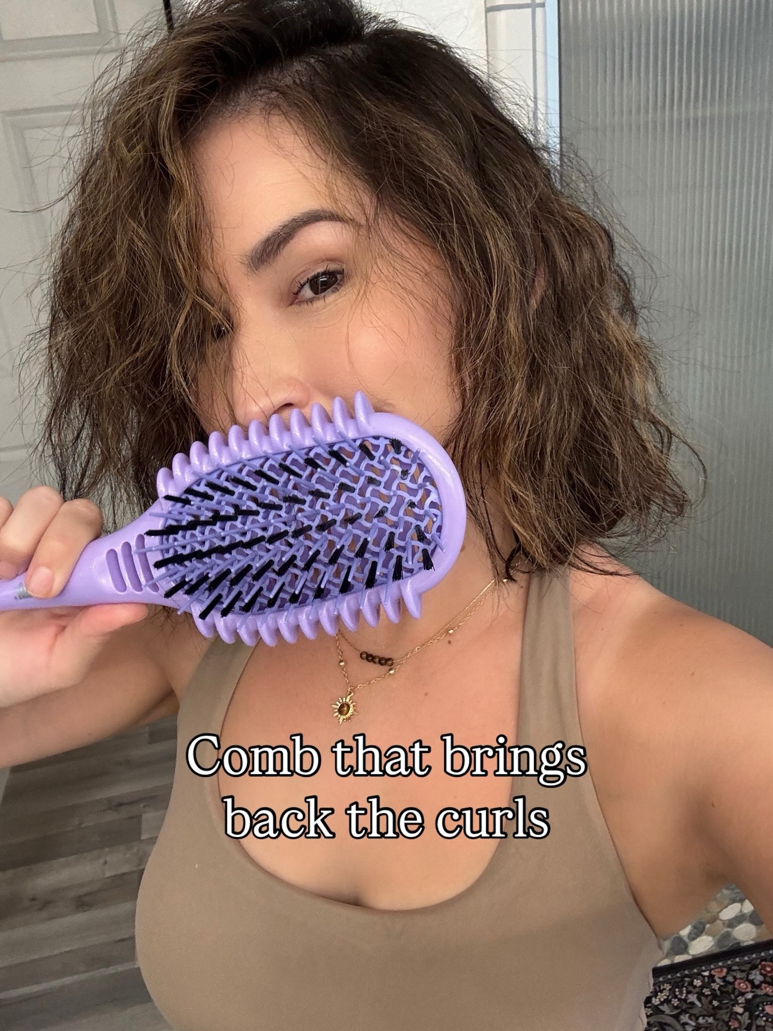 I use this comb in the shower, let my hair air dry & the curls be curling. No heat just natural

#LTKdayinmylife #LTKselfcare #LTKBeauty