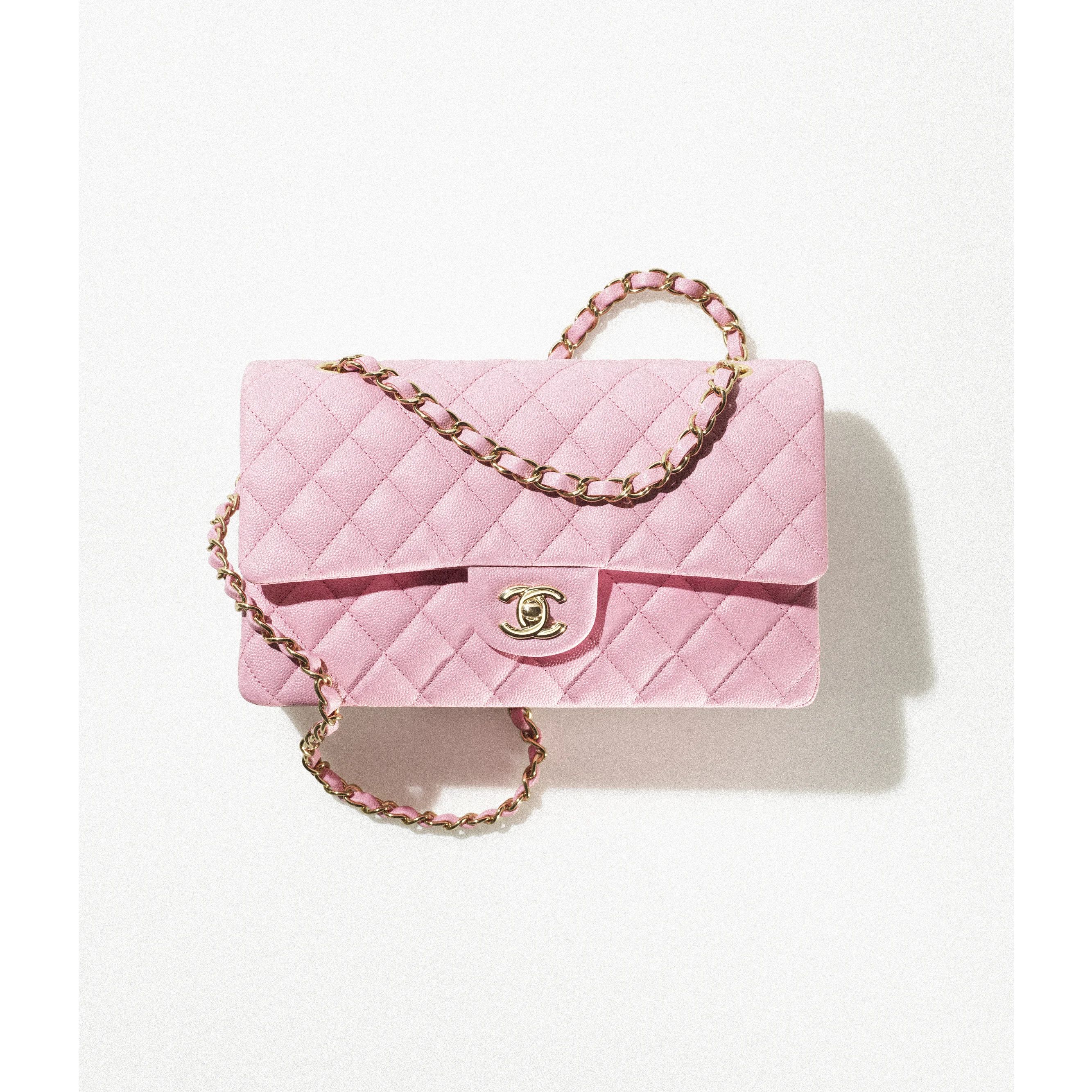 Classic Handbag - Grained shiny calfskin & gold-tone metal — Fashion | CHANEL | Chanel, Inc. (US)