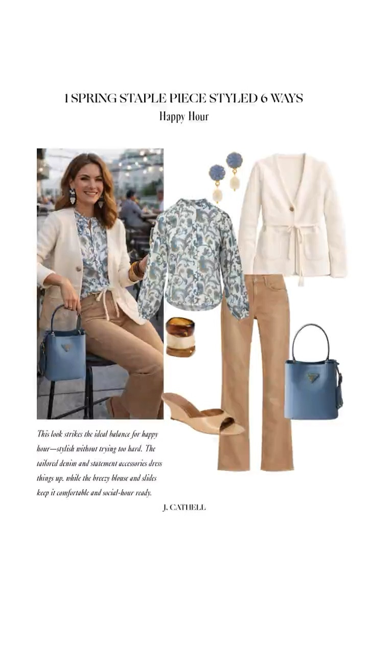 One hero piece, six outfits 🌸
The Veronica Beard Soleil Blouse in Dove Multi is that spring staple that truly does it all. From a polished spring luncheon to a casual party and even a chic mom-on-campus look, this blouse transitions effortlessly with simple swaps and thoughtful styling.

If you love building multiple outfits around one standout piece, this edit is for you. Save this for spring outfit inspiration and tap to shop each look. ✨

#LTKStyle #SpringStyle #VeronicaBeard #SpringOutfits #WardrobeStaples #CapsuleWardrobe #WhatToWear #LTKFinds 

 

#LTKdayinmylife #LTKootd #LTKOver40