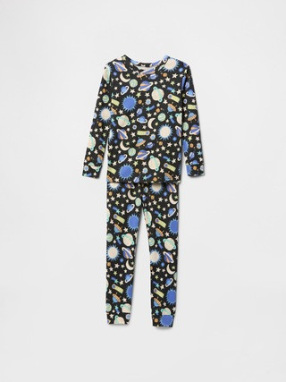 Kids & babyGap 100% Organic Cotton Space PJ Set | Gap Factory