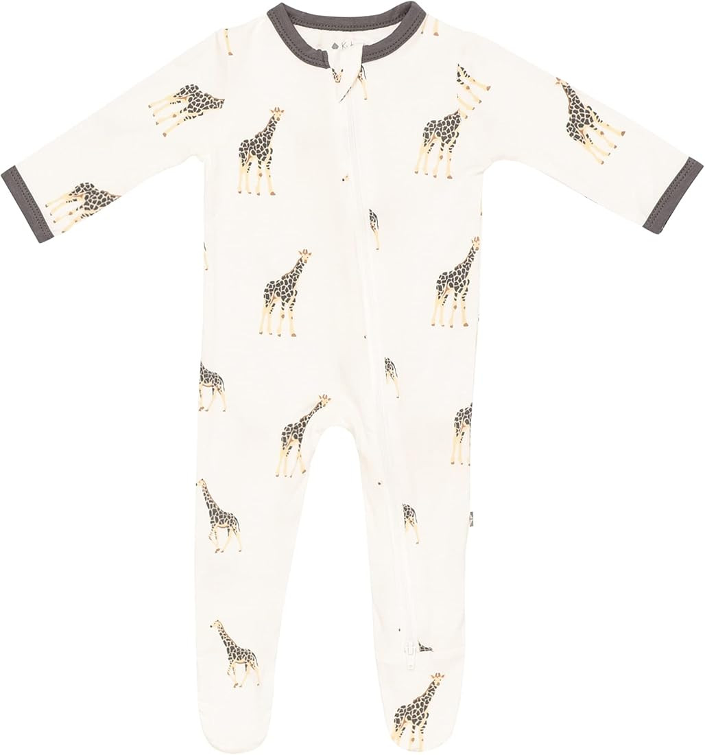 KYTE BABY Soft Bamboo Rayon Rompers, Zipper Closure, 0-24 Months | Amazon (US)