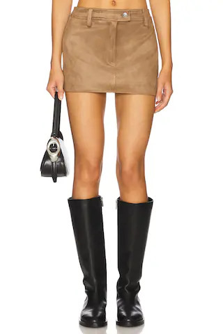 LIONESS Mirage Mini Skirt in Coffee from Revolve.com | Revolve Clothing (Global)