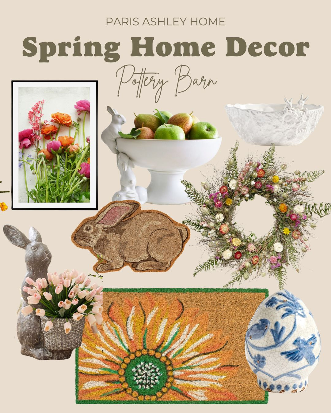 Pottery Barn Spring Home Decor!

#Easter 

 #LTKSeasonal #LTKHome #LTKFamily