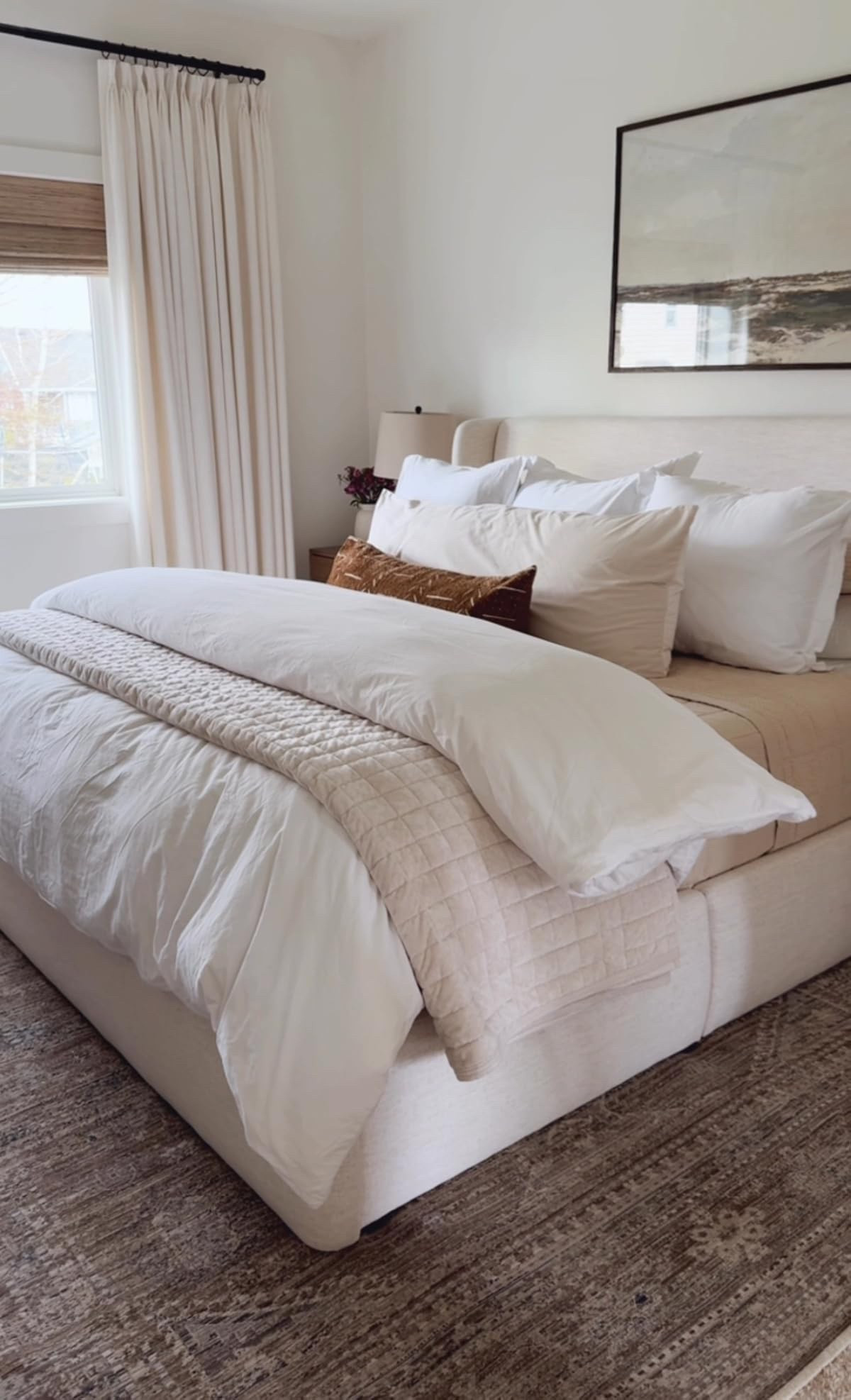 Neutral layered bedding look from Amazon  

#LTKFindsUnder100 #LTKHome