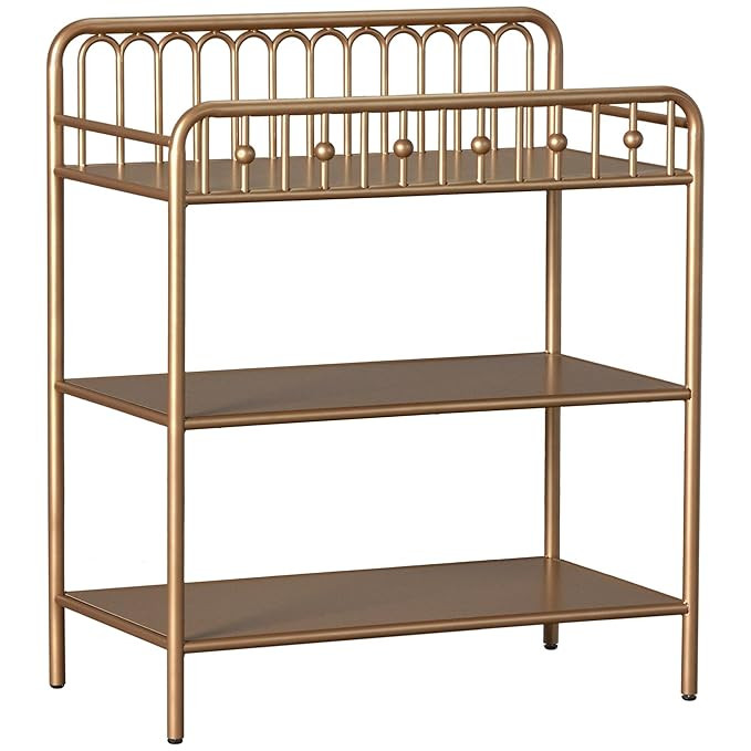 Little Seeds Monarch Hill Ivy Metal Changing Table, Gold | Amazon (US)
