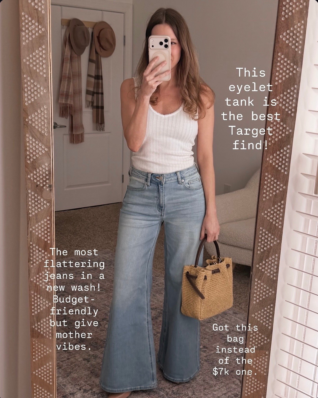 I'm officially never shopping designer denim again when Target delivers this kind of magic.

spring summer jeans wide leg flare denim high waisted flattering affordable casual outfit everyday style comfortable fit light wash blue jeans versatile bottoms

#LTKOver40 #LTKSeasonal #LTKWorkwear