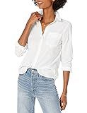 Amazon Brand - Goodthreads Women's Washed Cotton Boyfriend Shirt, Bright White , XX-Large | Amazon (US)