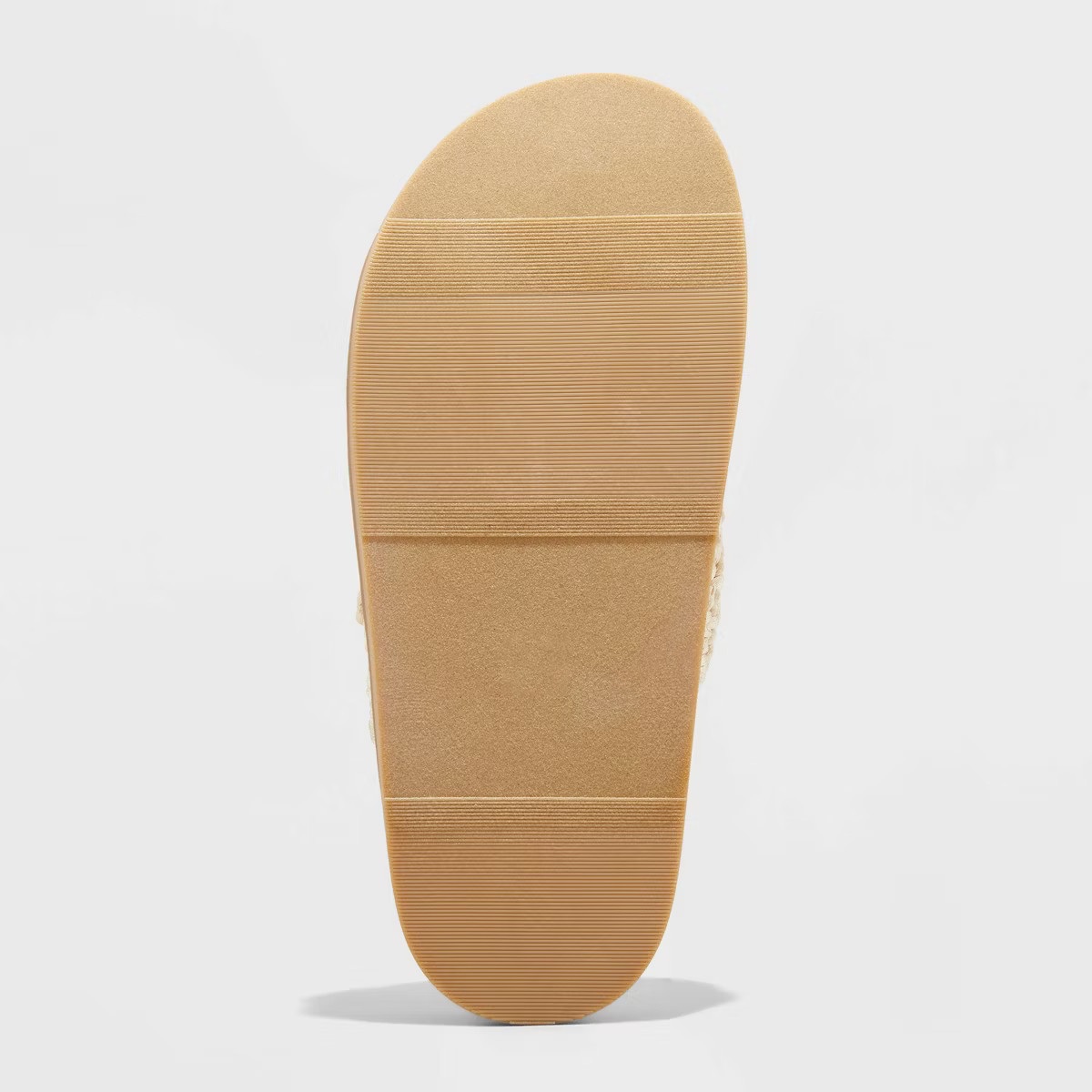 Women's Kylie Woven Two Band Footbed Sandals - Universal Thread™ Off-White 7.5 | Target