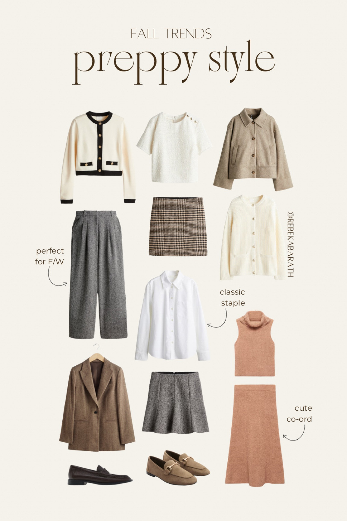 fall trends series: preppy style 🧥

shop your fave preppy pieces from cardigans and blazers to knit co-ords and tailored trousers 💫

preppy style | fall trends | f/w trends | what to wear | fall style

#LTKStyleTip #LTKSeasonal