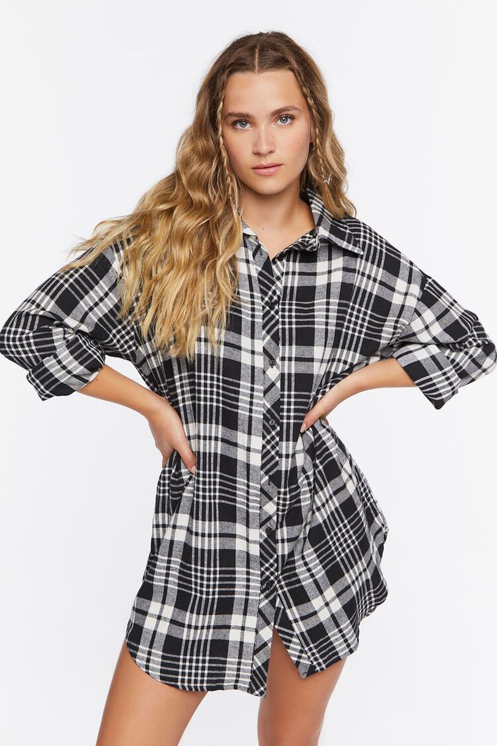 Plaid Shirt Mini Dress | Forever 21 | Forever 21 (US)