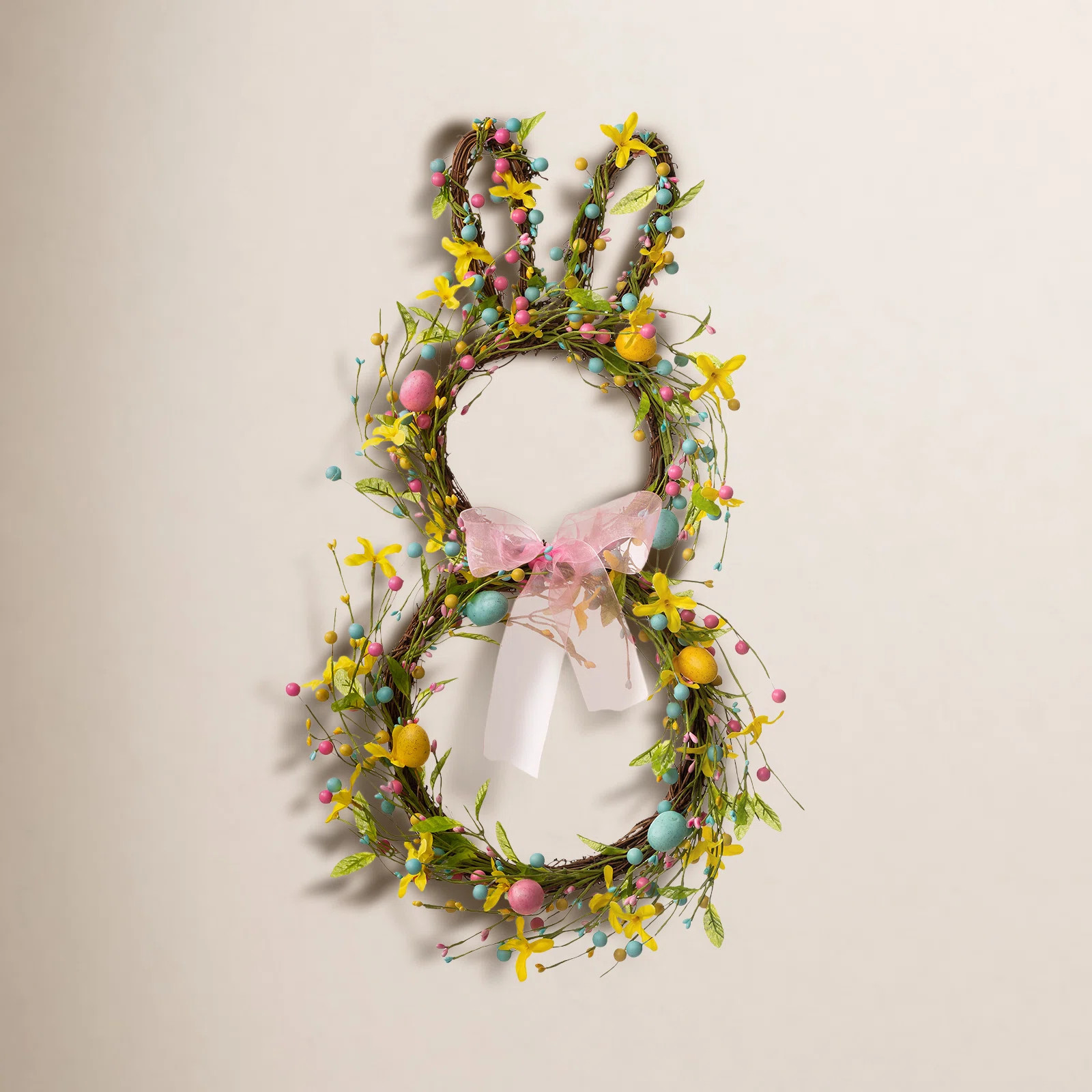 Easter Bunny Shaped Wreath | Birch Lane