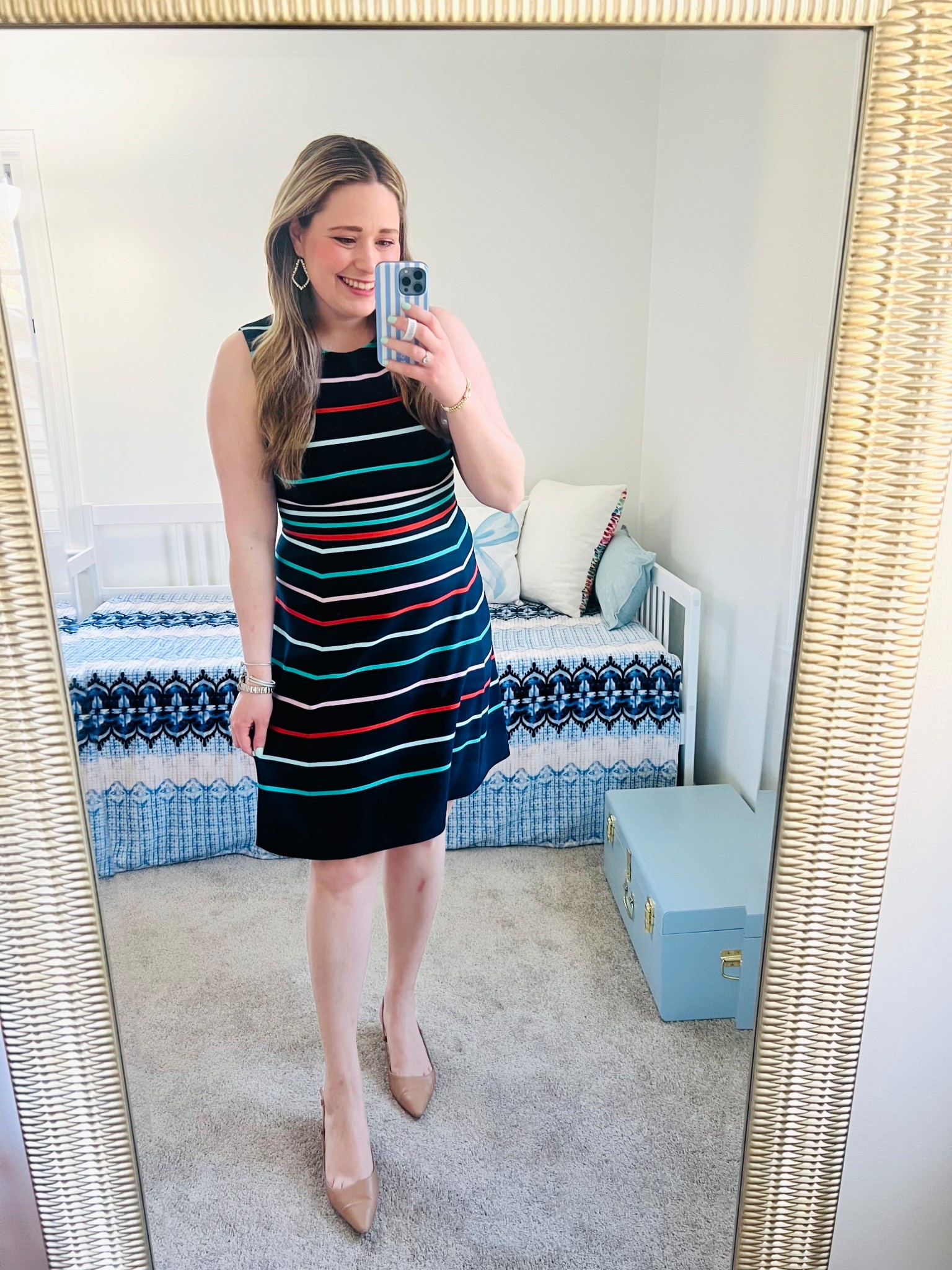 Spring workwear || Business professional dress || striped dress 

#LTKootd #LTKWorkwear