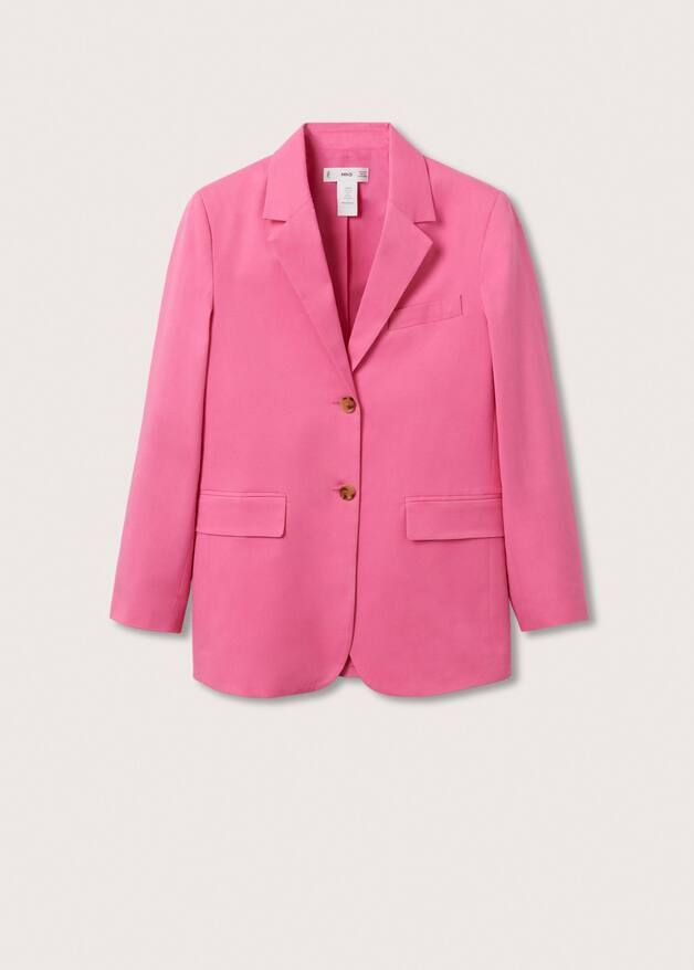 Structured cotton blazer | MANGO (US)