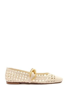 Larroudé Verona Macrame Ballet Flat | Anthropologie (US)