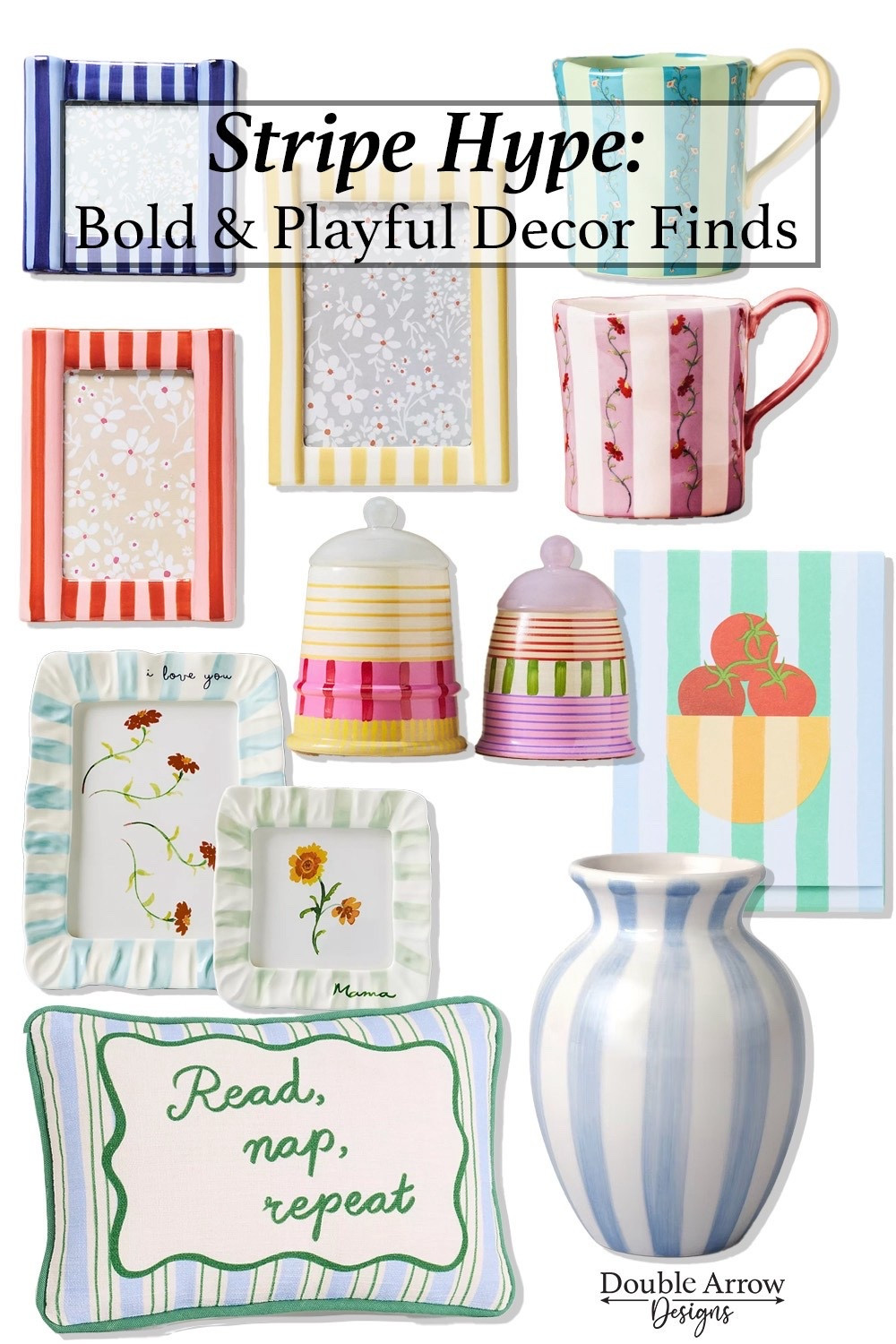 Small details, big impact, this striped decor edit is all about accents that instantly elevate your space. I’m sharing striped frames, mugs, pillows, candles and vases that bring in bold pattern, playful color, and that perfect dopamine vibe without a full makeover.

#LTKHome