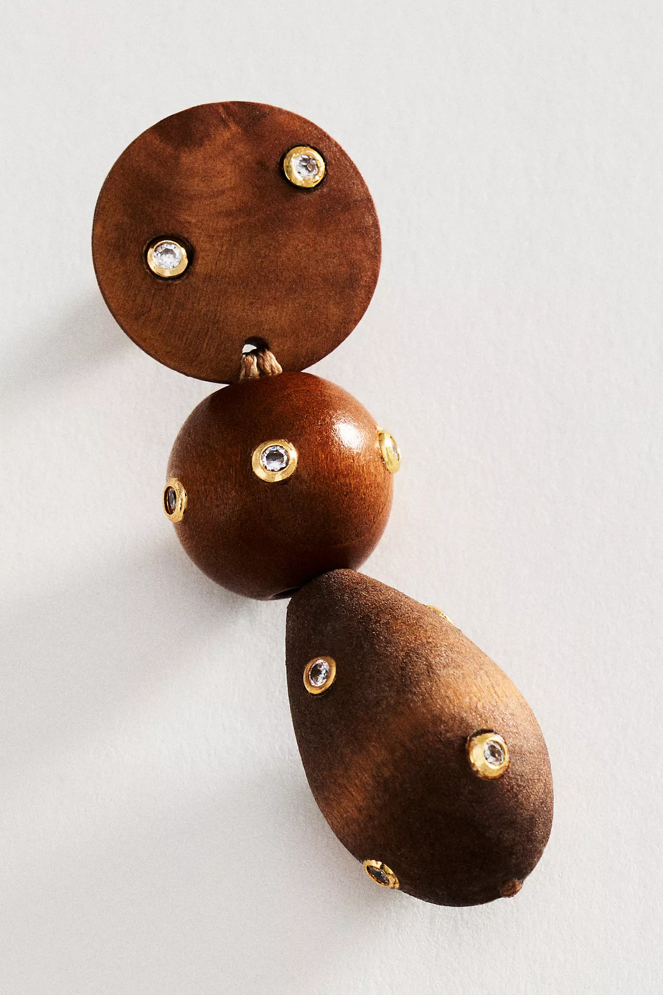 Wooden Sphere Drop Earrings | Anthropologie (US)
