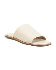 Leather Benny Slide Sandals | TJ Maxx