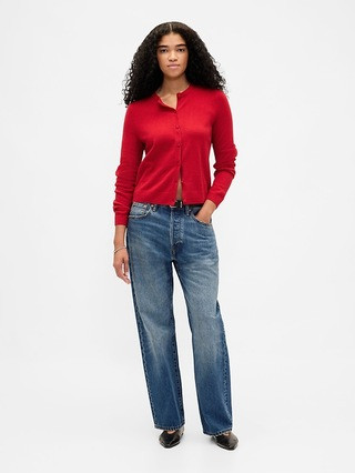 CashSoft Crop Cardigan | Gap (US)