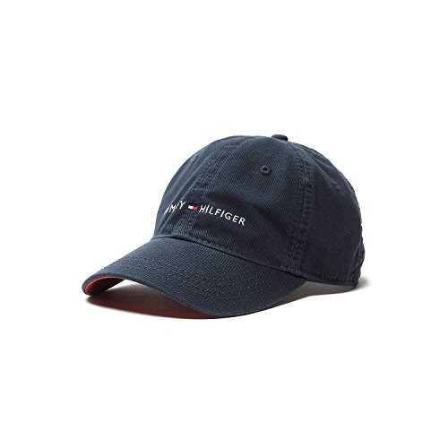 Tommy Hilfiger Original Signature Classic Cap Baseball Hat (Core Navy Blue) | Amazon (US)