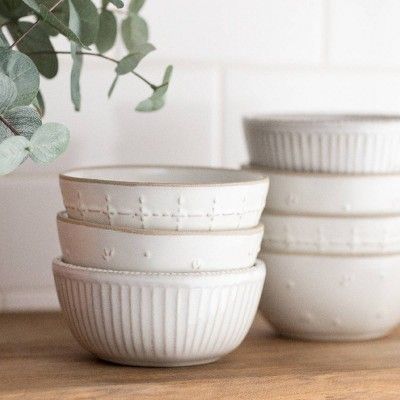 Textured Floral Mini Bowl Sour Cream - Hearth & Hand™ with Magnolia | Target