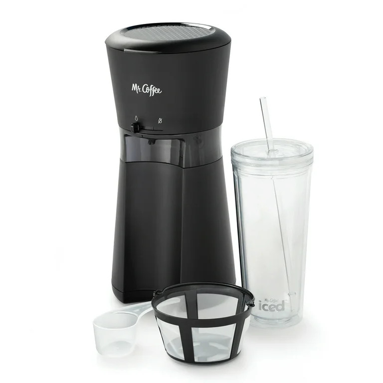 Mr. Coffee® Iced™ Coffee Maker with Reusable Tumbler and Coffee Filter, Black | Walmart (US)