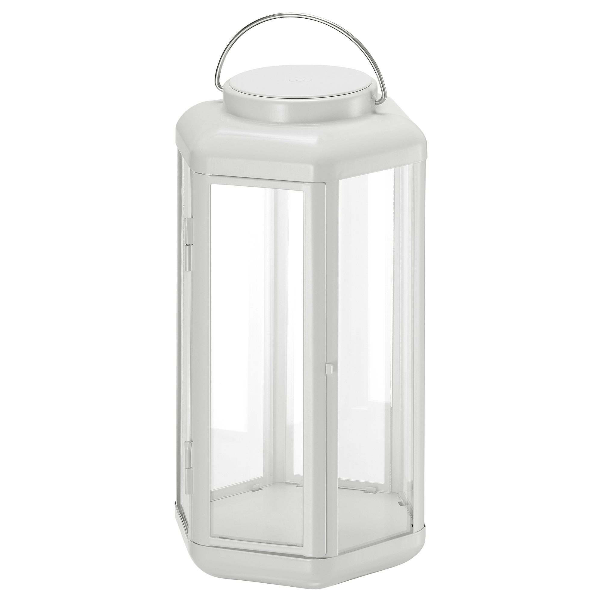 SOLVINDEN LED table lamp, lantern/battery operated white, 11 " | IKEA US