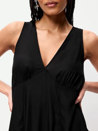 Handkerchief Hem Midi Dress | Old Navy (US)