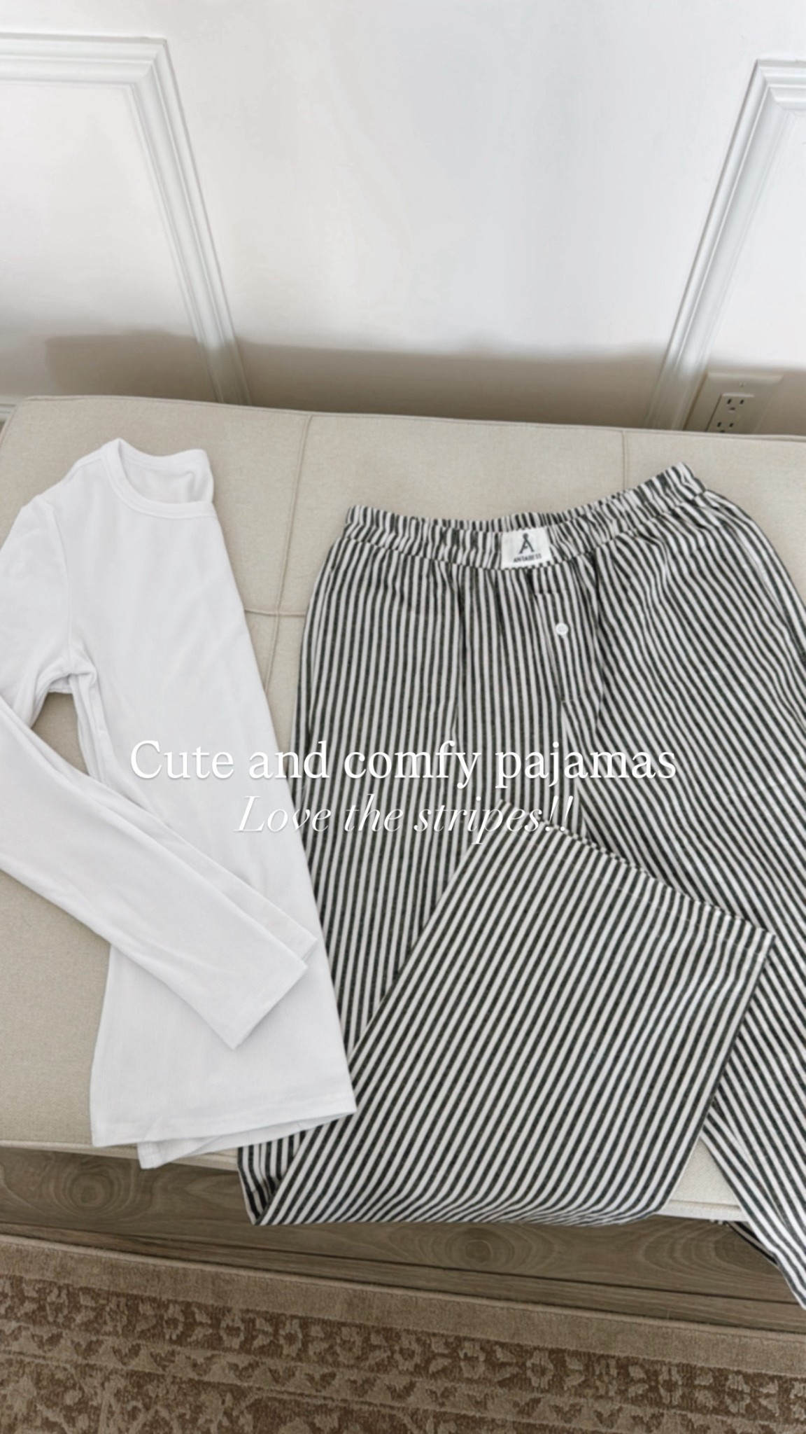 Cute and comfy pajamas, love the stripes! Perfect for fall and winter, great gift idea as well 

#LTKU #LTKStyleTip #LTKFindsUnder100