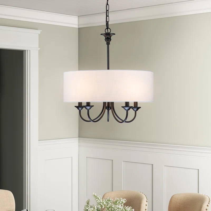 5 - Light Dimmable Drum Chandelier | Wayfair North America