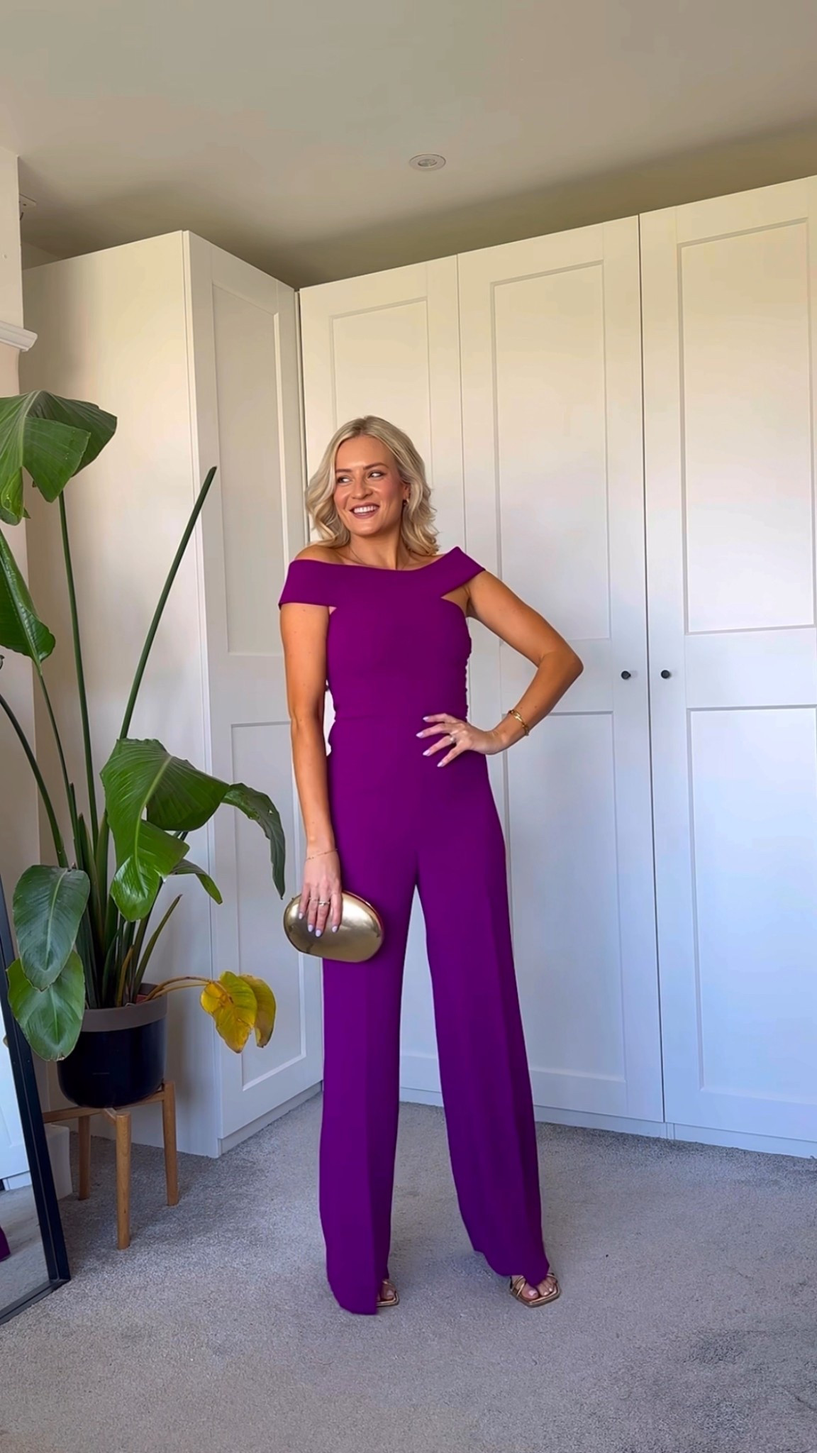 Love this jumpsuit for an alternative to a wedding guest dress!