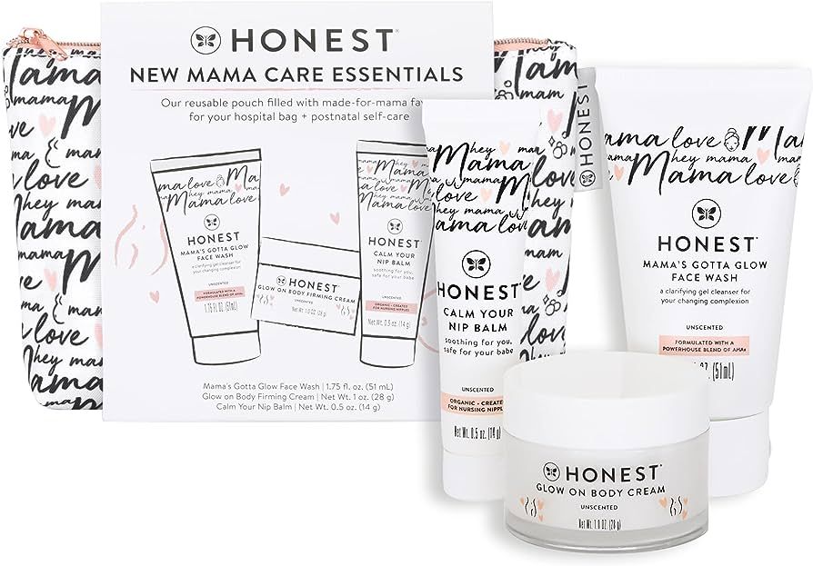 The Honest Company New Mama Care Essentials Gift Set | Hospital Bag Must Haves | Travel Size Nip ... | Amazon (US)