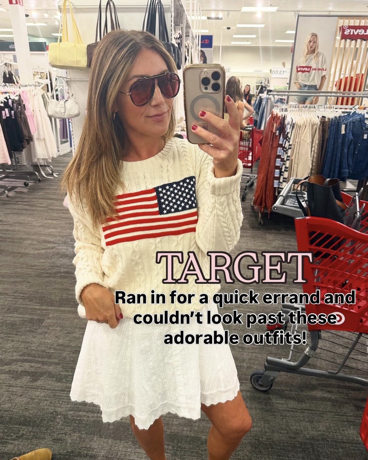 If you’re in your 30s and want summer outfits that are cute without trying too hard, these are great choices! 🇺🇸🤍 size M in tops am between a 4 and 6 for bottoms

@Target

#LTKootd #LTKmomlife
