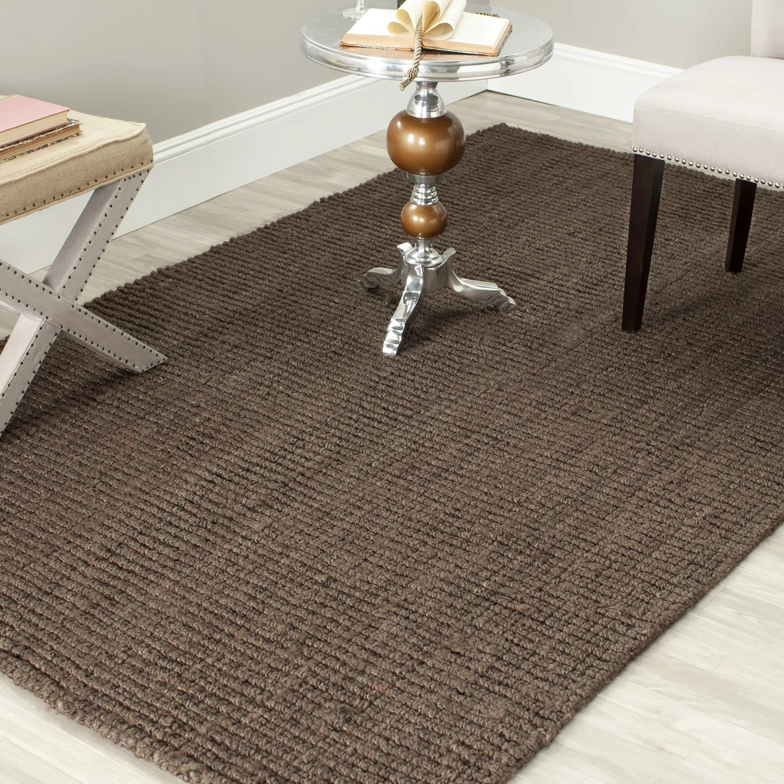 Birch Lane™ Auckland Handwoven Flatweave Jute/Sisal Brown Area Rug & Reviews | Joss & Main | Joss & Main