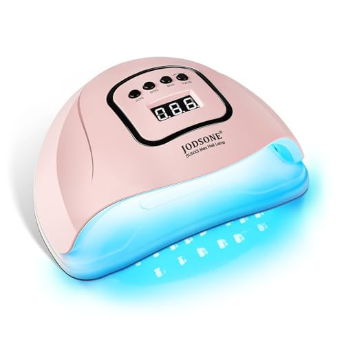 JODSONE U V LED Nail Lamp, Nail Dryer for Gel Polish with Led Light with Automatic Sensor & 4 Timers Pink | Amazon (US)