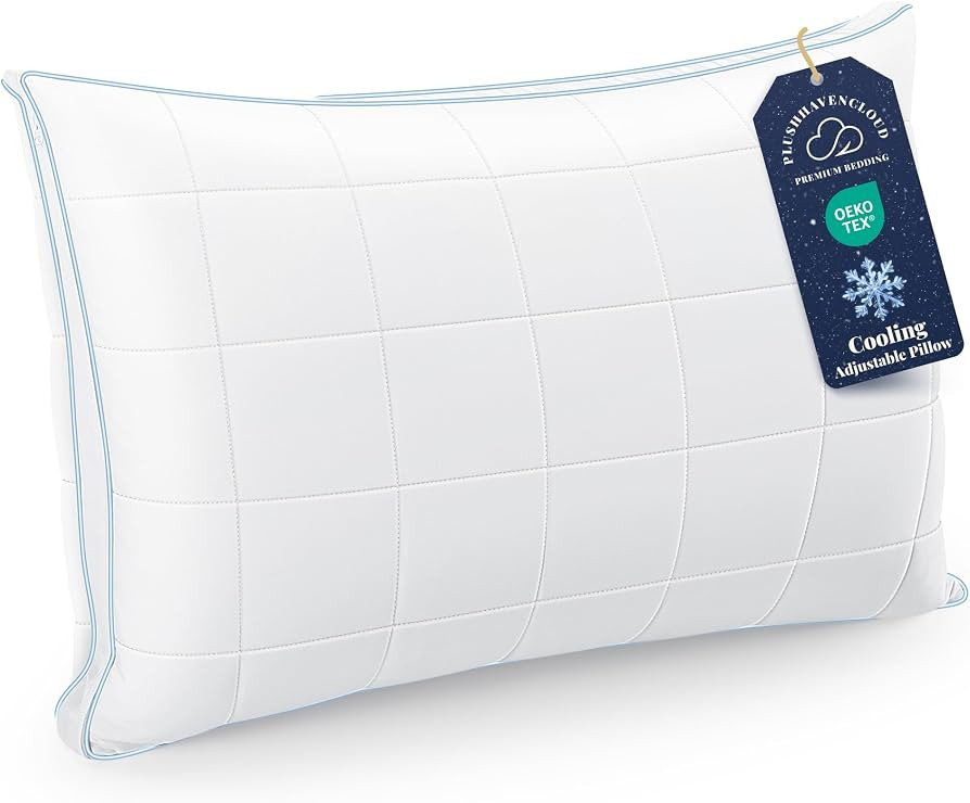 Amazon.com: PlushHavenCloud 3-in-1 Adjustable Pillows Bed Pillow - Hotel Pillow King Size Pillow for Sleeping with 3 Removable Inserts, Assemblable Height & Soft Firm Pillows for Back, Stomach or Side Sleepers : Home & Kitchen | Amazon (US)