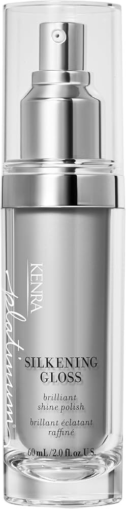 Kenra Platinum Silkening Gloss | Brilliant Shine Polish | Tames Frizz & Smooths Flyaways | Lightw... | Amazon (US)