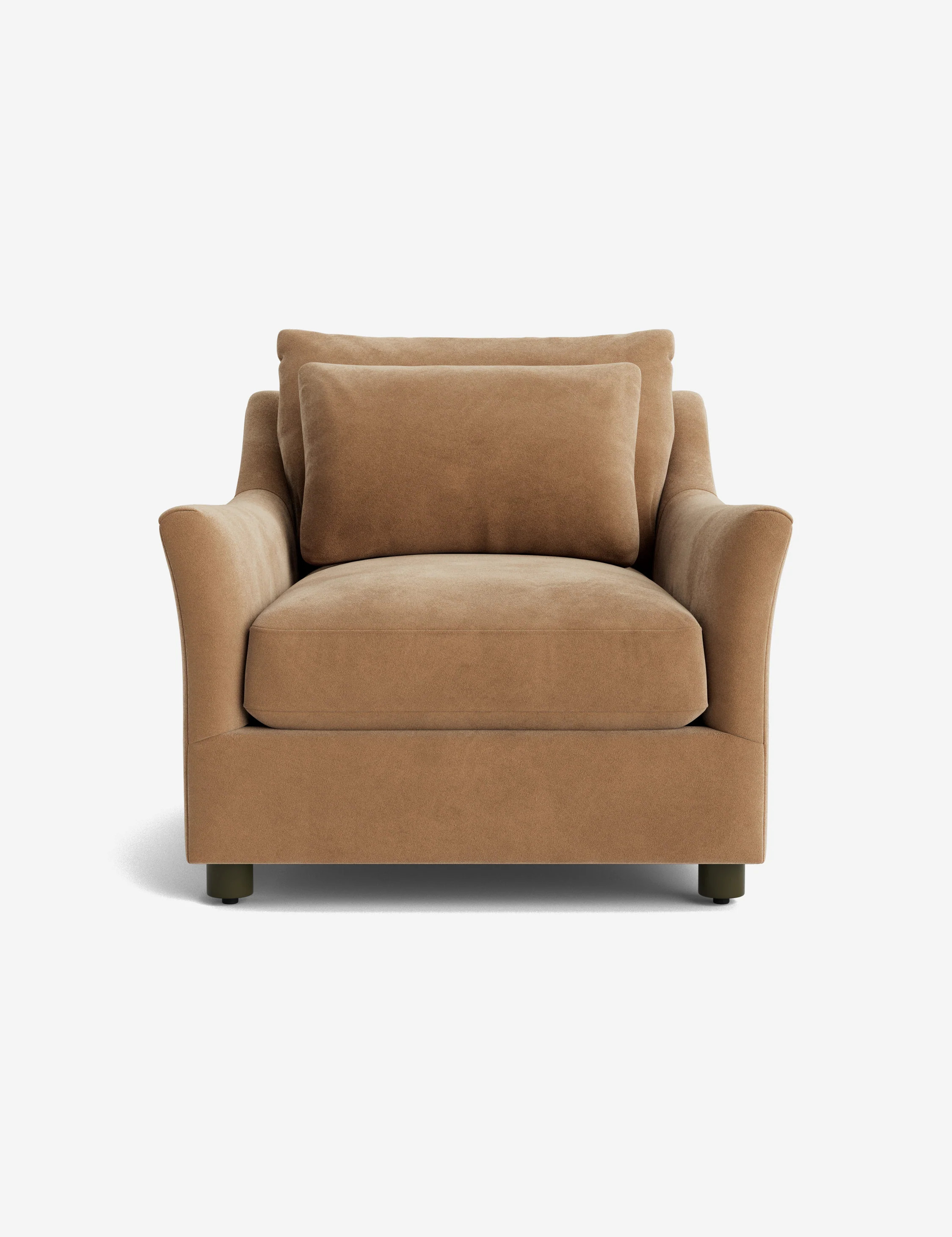 Niven Accent Chair, Caramel Vintage Velvet | Lulu and Georgia 