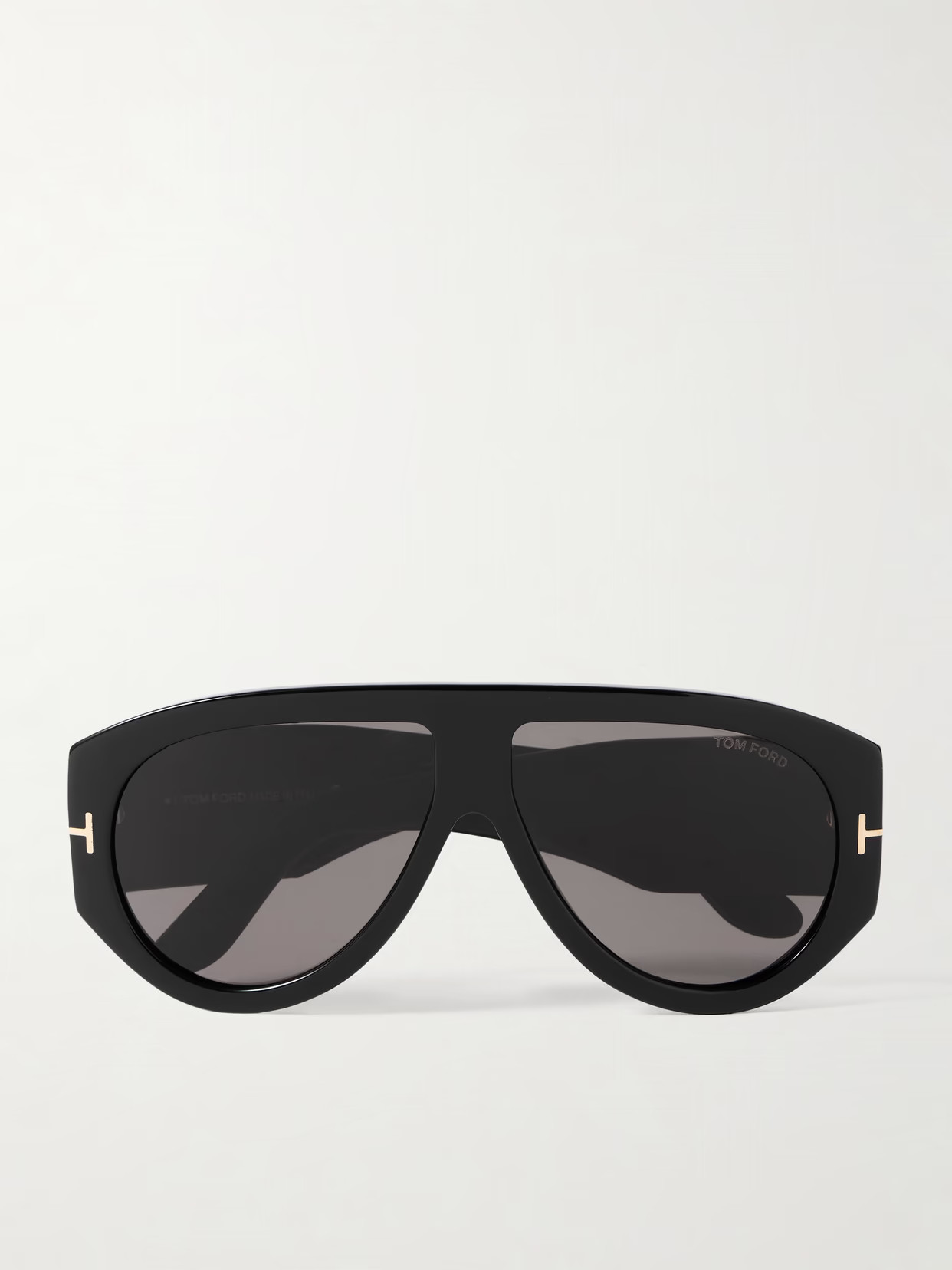 TOM FORD - Bronson Aviator-style Acetate Sunglasses - Black | NET-A-PORTER (US)
