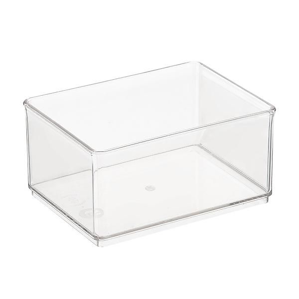 THE HOME EDIT Medium Bin Organizer Clear | The Container Store