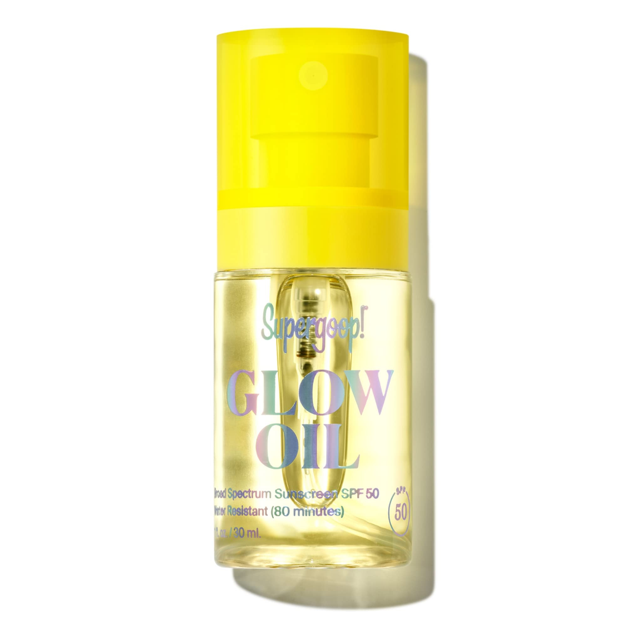Supergoop! Glow Oil, 1.0 fl oz - SPF 50 PA++++ Hydrating, Nourishing Vitamin E Body Oil + Broad S... | Amazon (US)