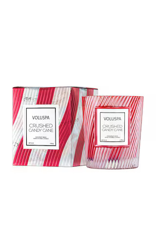 Voluspa Crushed Candy Cane 6.5oz Classic Candle from Revolve.com | Revolve Clothing (Global)