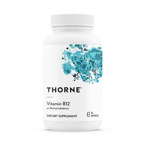 THORNE Vitamin B12 - as Methylcobalamin - Supports Heart & Nerve Health, Blood Cell Function, Healthy Sleep & Methylation - Gluten, Dairy & Soy-Free - 60 Capsules | Amazon (US)