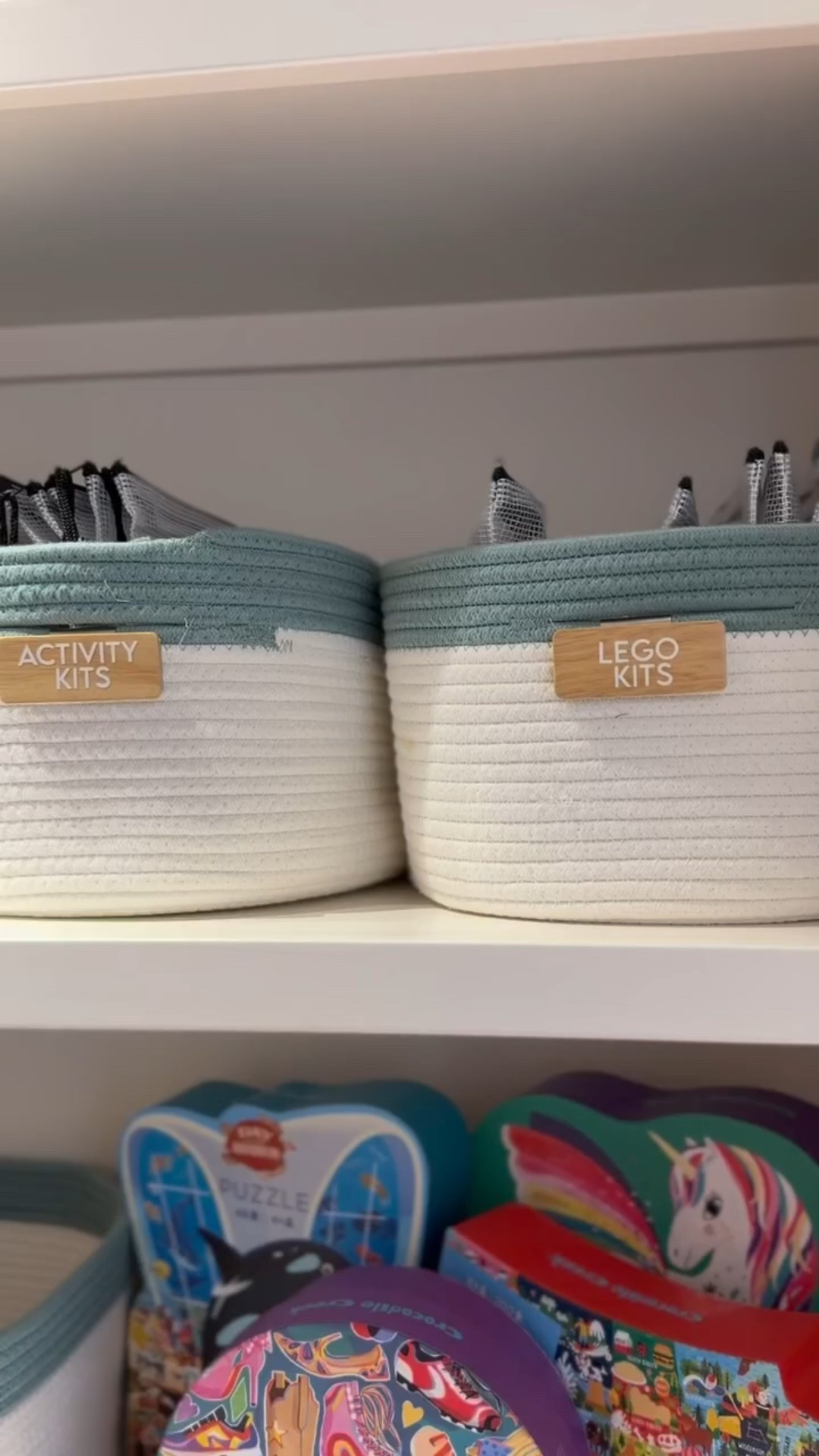 Love how this kid storage turned out! Bins from Target and The Container Store create a playful, welcoming space for kids to keep their favorite toys organized and within reach  

#LTKKids #LTKHome #LTKBaby