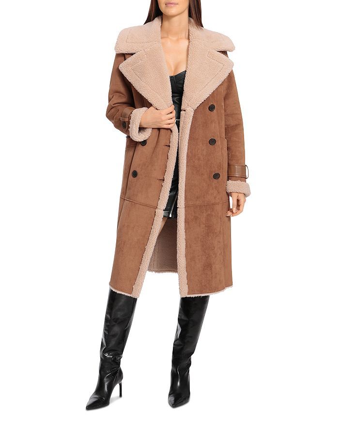 Faux Shearling Trench Coat | Bloomingdale's (US)