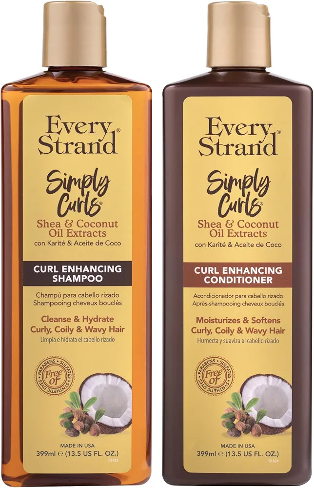Every Strand Simply Curls Duo Pack: Shampoo and Conditioner 13.5 oz | Amazon (US)