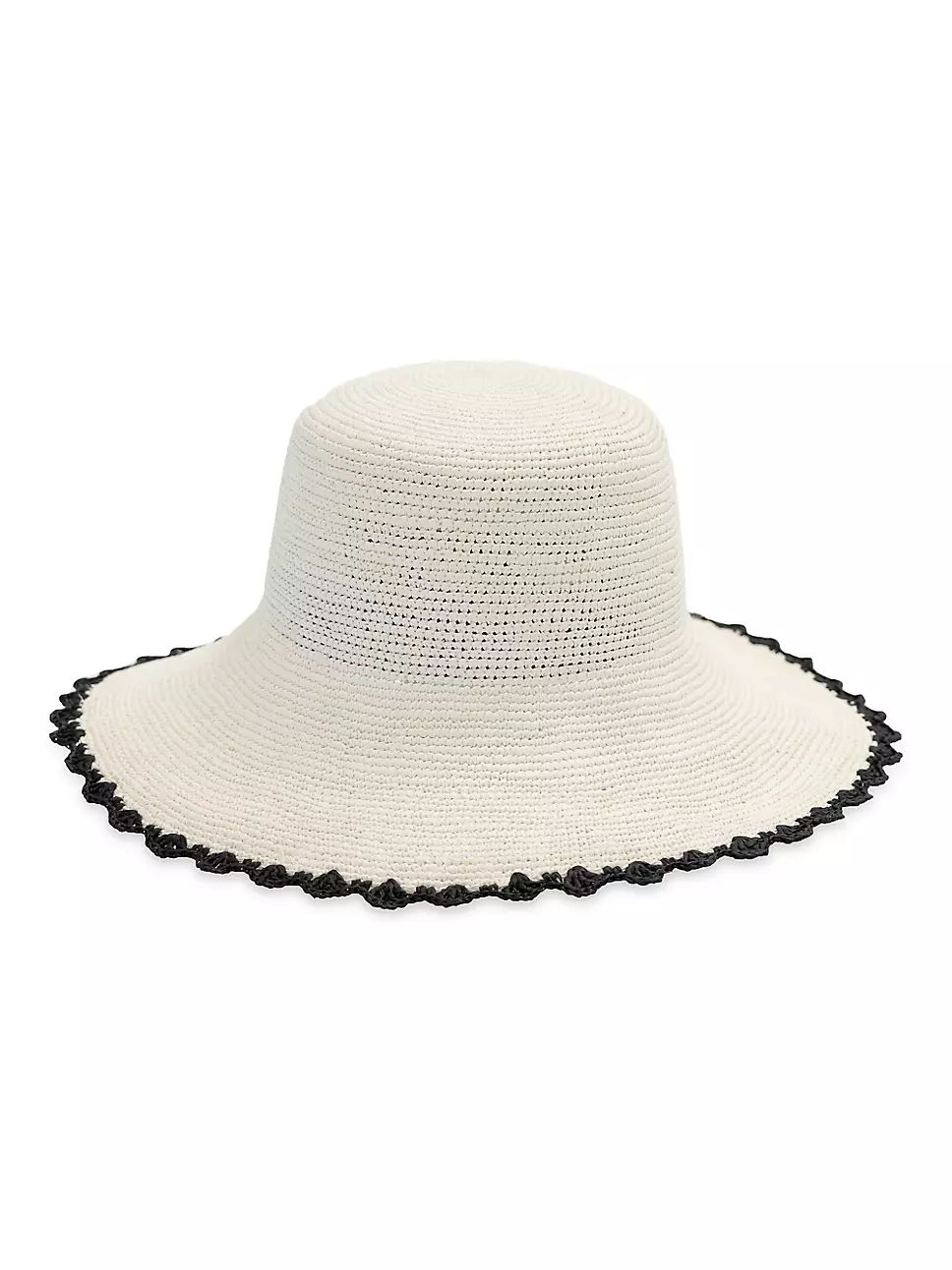 Crochet Straw Bucket Hat | Saks Fifth Avenue