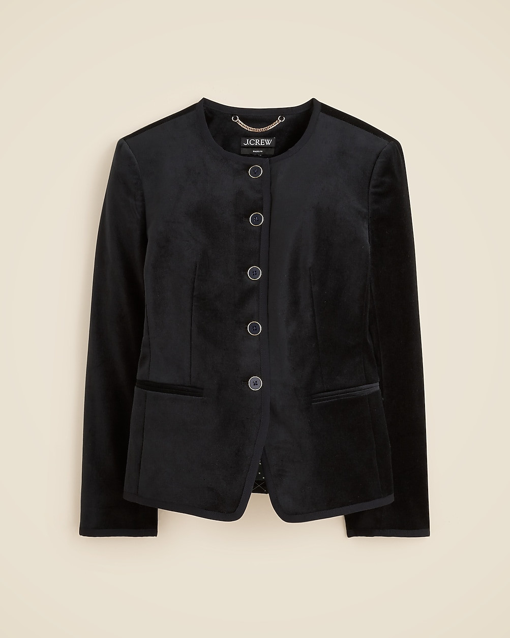 Cora lady jacket in velvet | J. Crew US